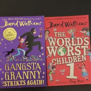 David Walliams Bestselling Author 2 Hillarious Children Books Grade 4-6